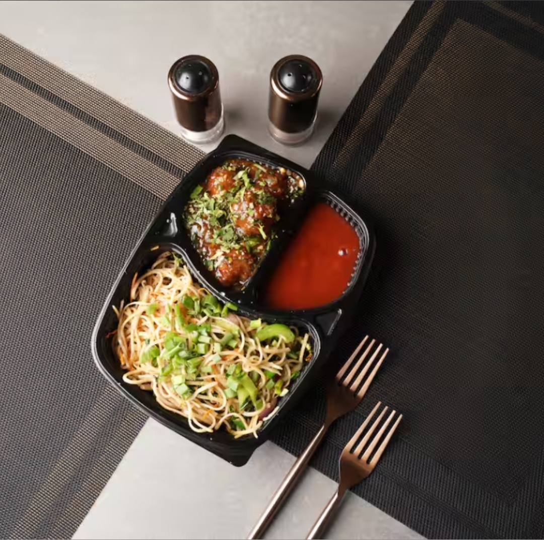 Noodles with Manchurian (Dry)